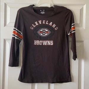 Cleveland Browns Women’s 3/4 Length Sleeve Shirt